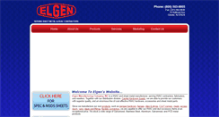 Desktop Screenshot of elgenmfg.com
