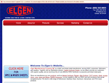 Tablet Screenshot of elgenmfg.com